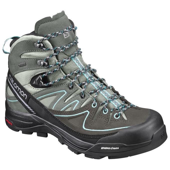 Bottes De Randonnée Salomon Femme Grise / Noir - Salomon X ALP MID LTR GTX® W - France (0176-QYADJ)